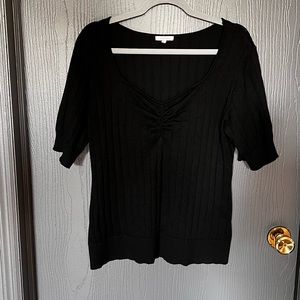 Maurice’s—Sweetheart Neck Short Sleeve Sweater EUC